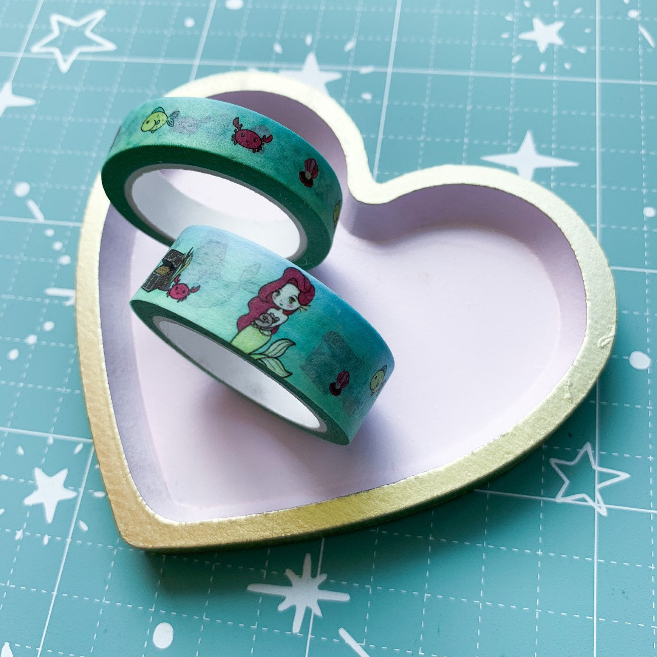 Mermaid and merkitten Washi Tape