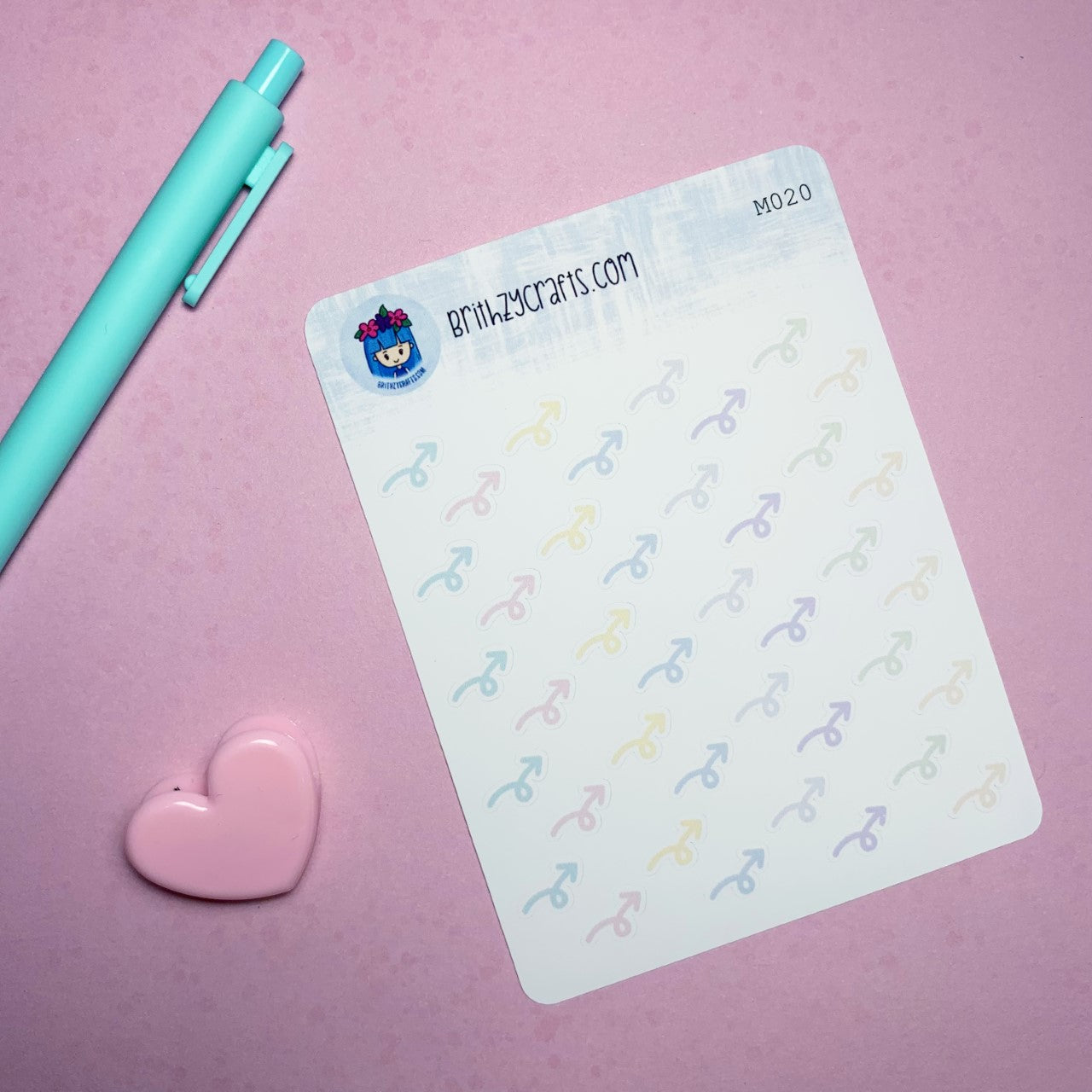 Pastel arrows - M020