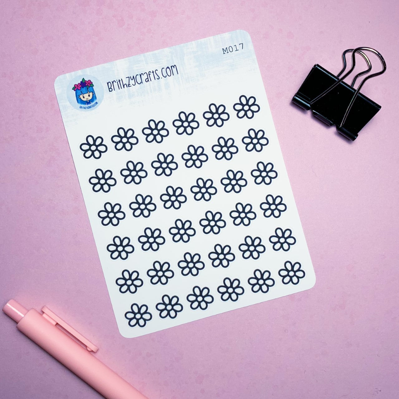 Flower icons - M017