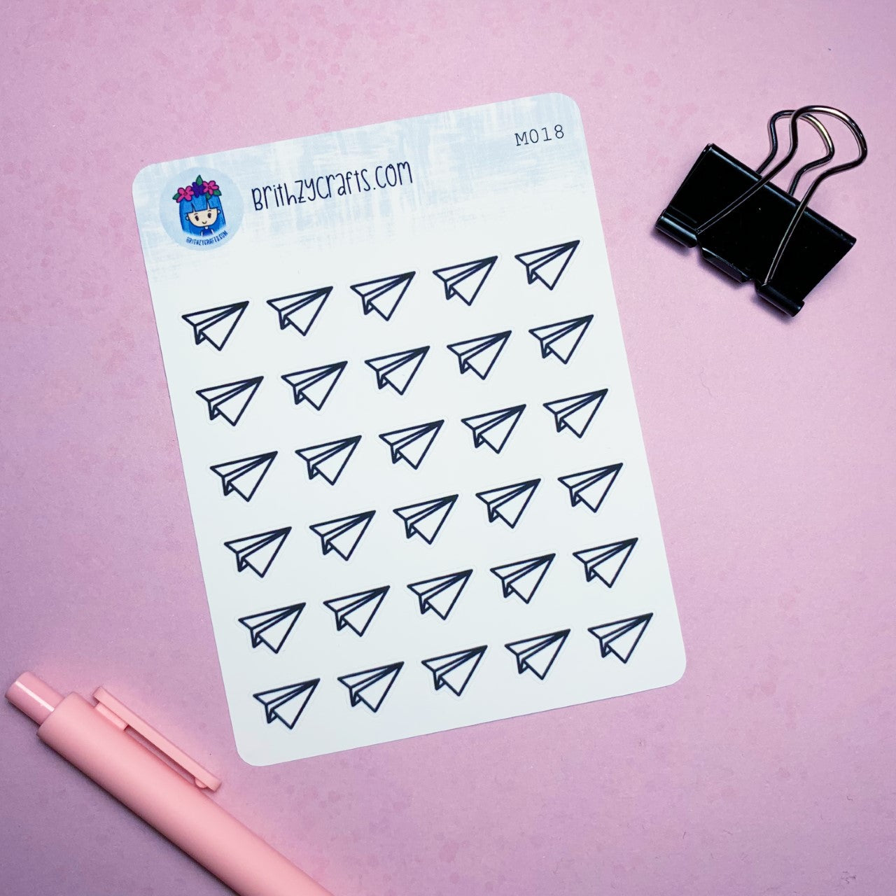 Paper plane icons - M018