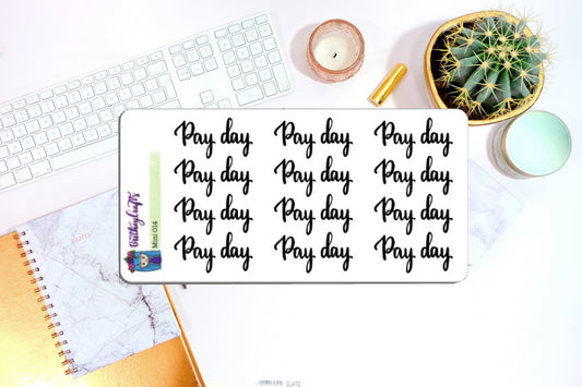 Pay Day Scripts - mini sheet - mini014