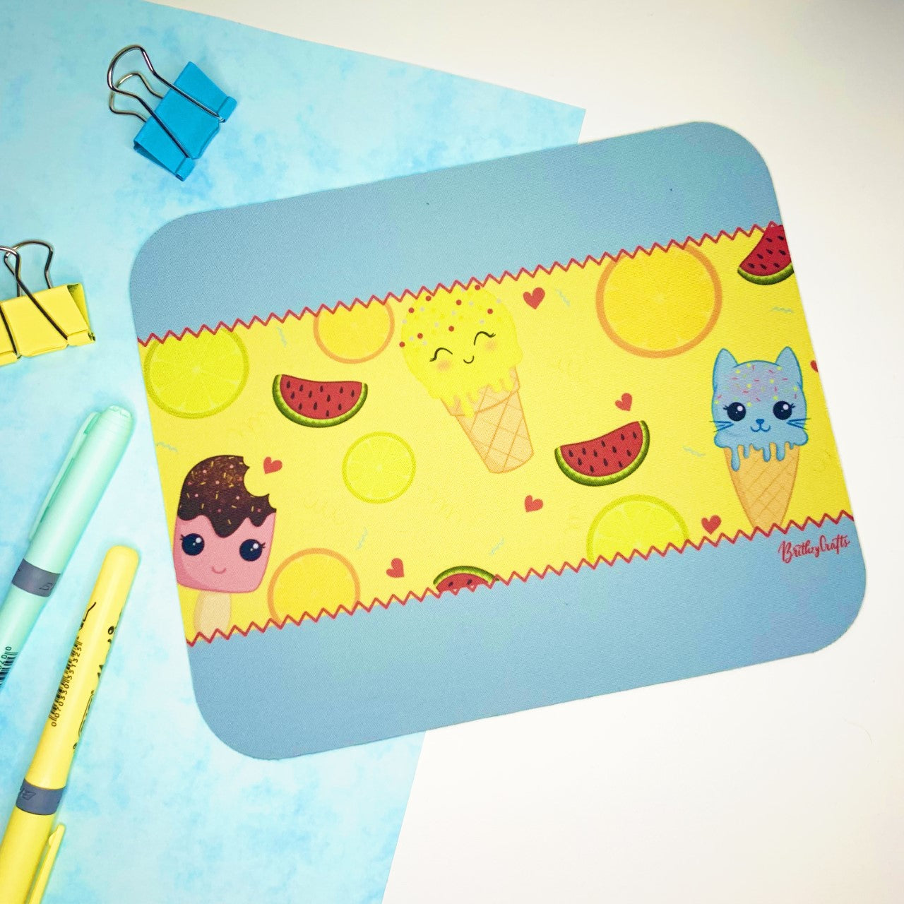 Summer Ice Cream - mouse mat