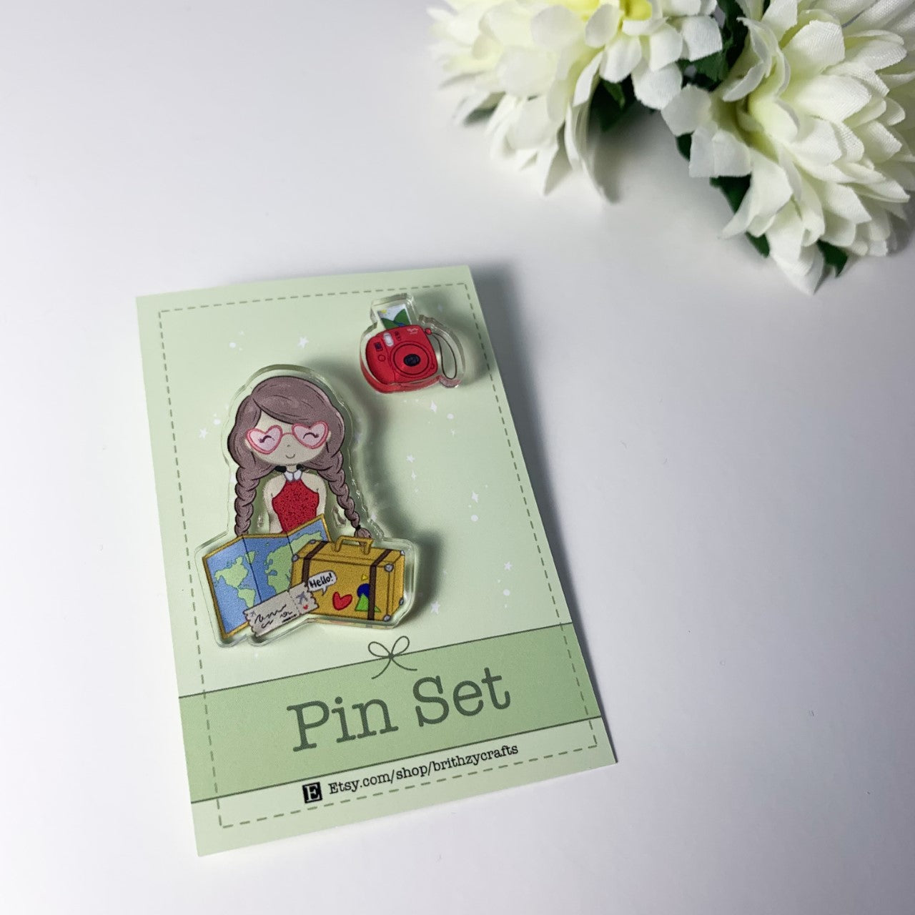 Travel World Acrylic Pin Set