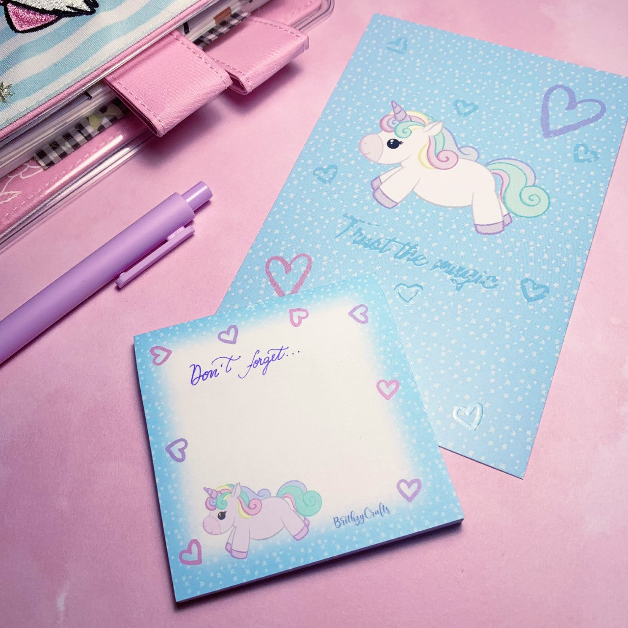 Unicorn dreams Sticky Notes pad