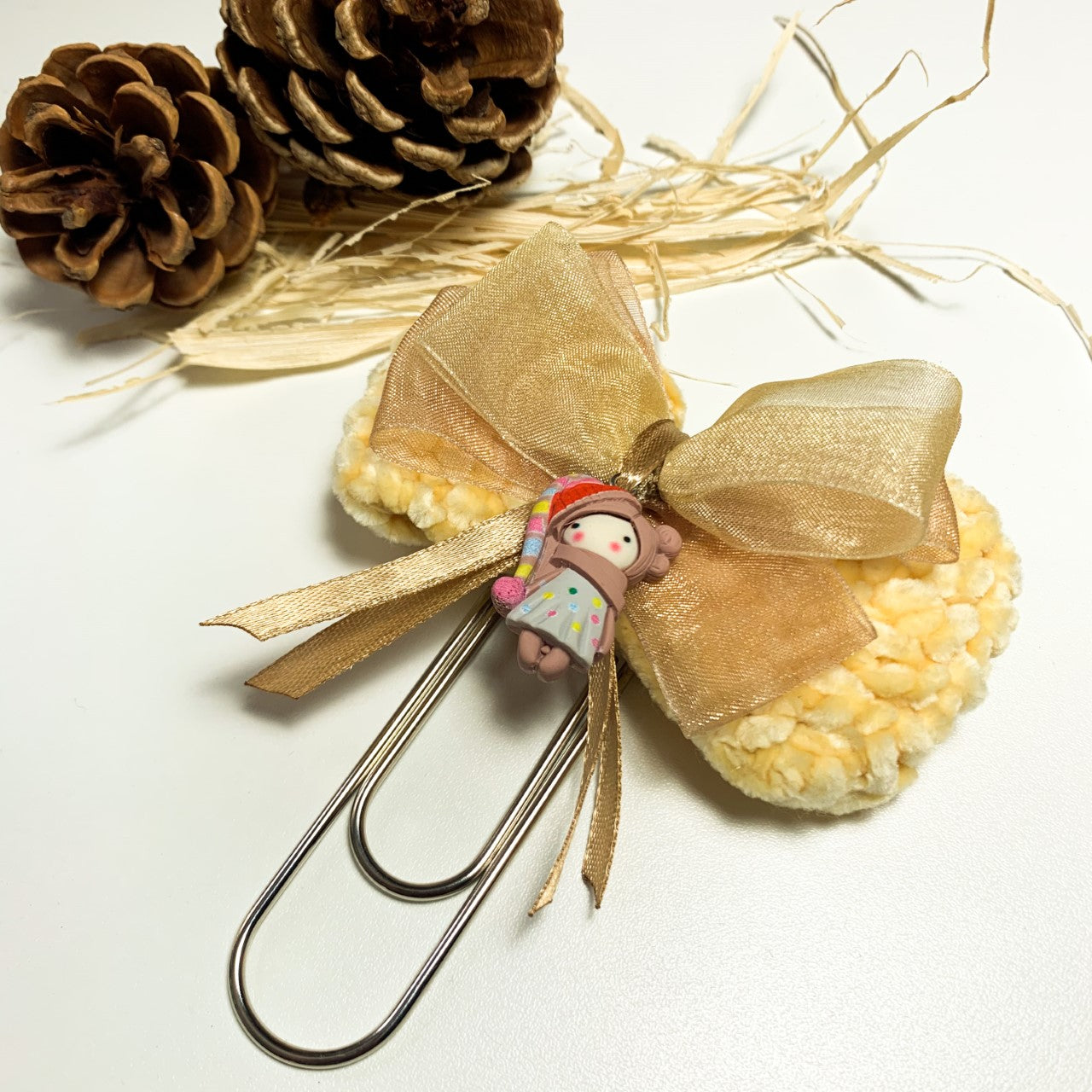 Cozy Doll Planner Paper Clip - Jumbo size