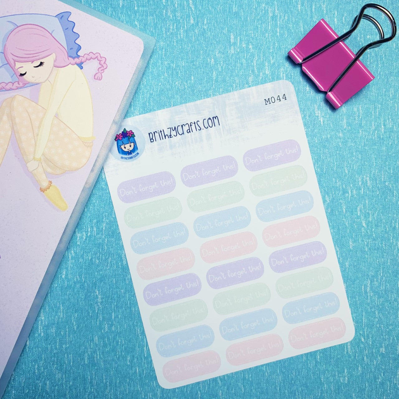 Don't forget this! - pastels - M044