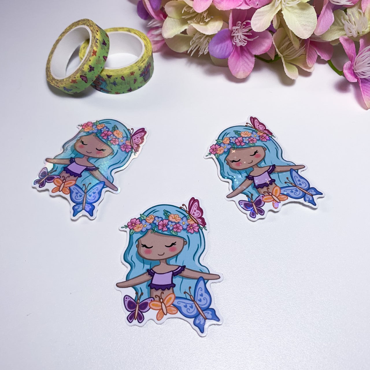 Bloom vinyl sticker