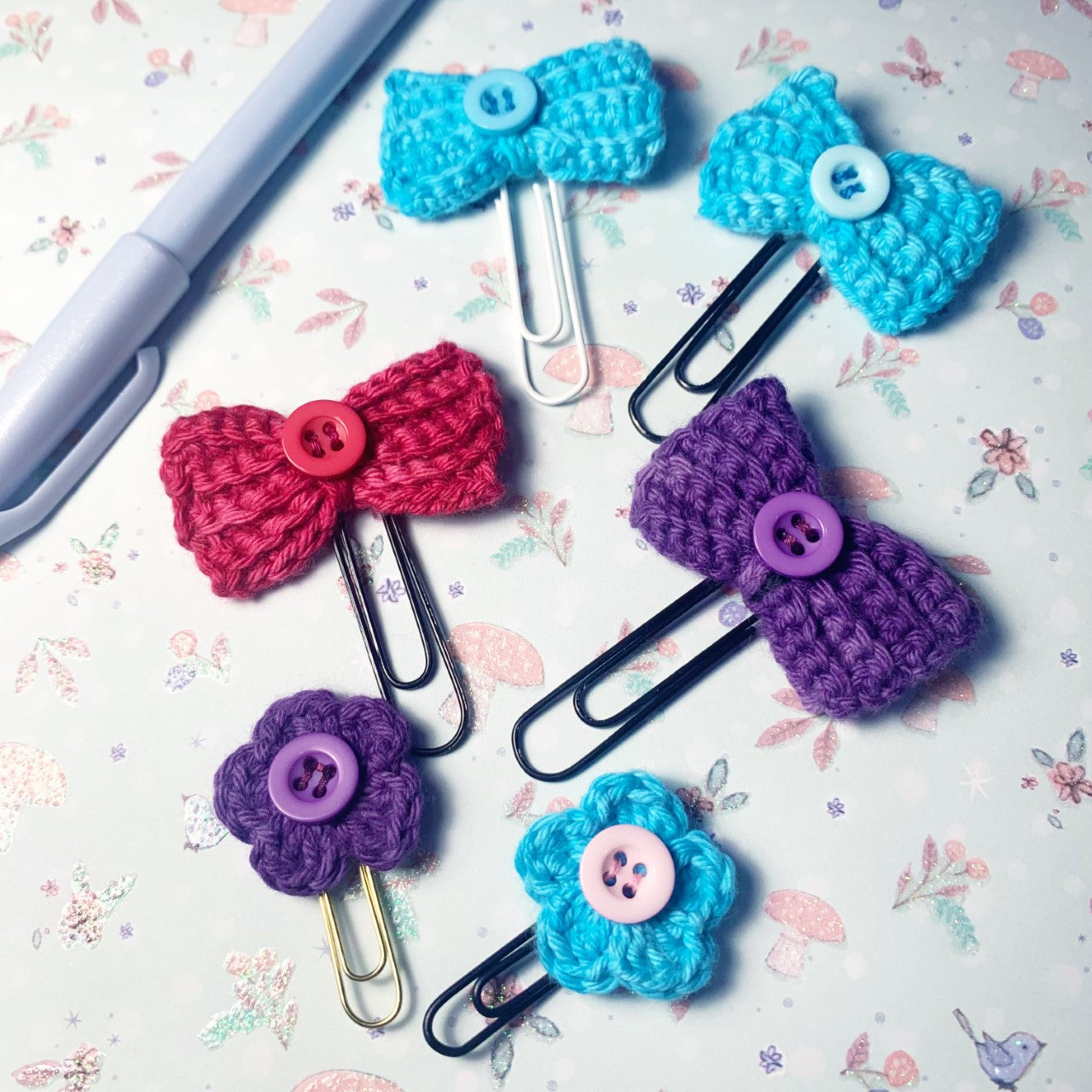 Mini planner clips - pick your favourite!