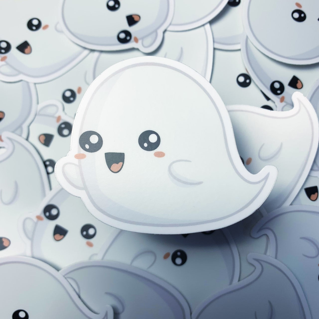 Cute ghost vinyl sticker