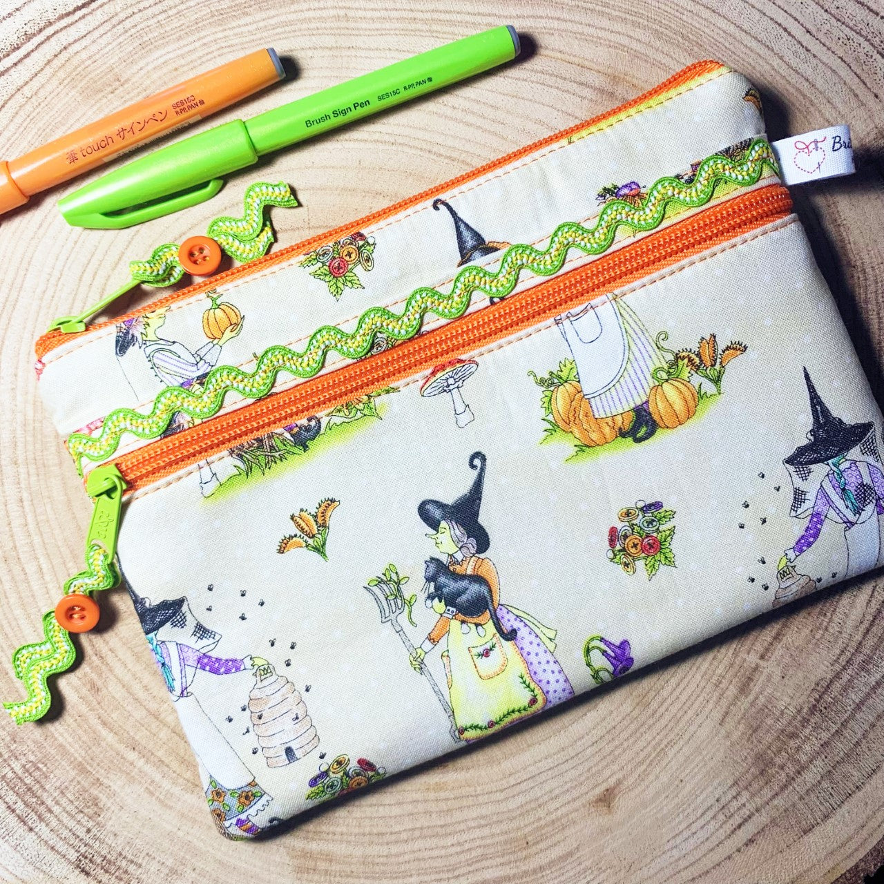 Country witches - double pocket Pouch