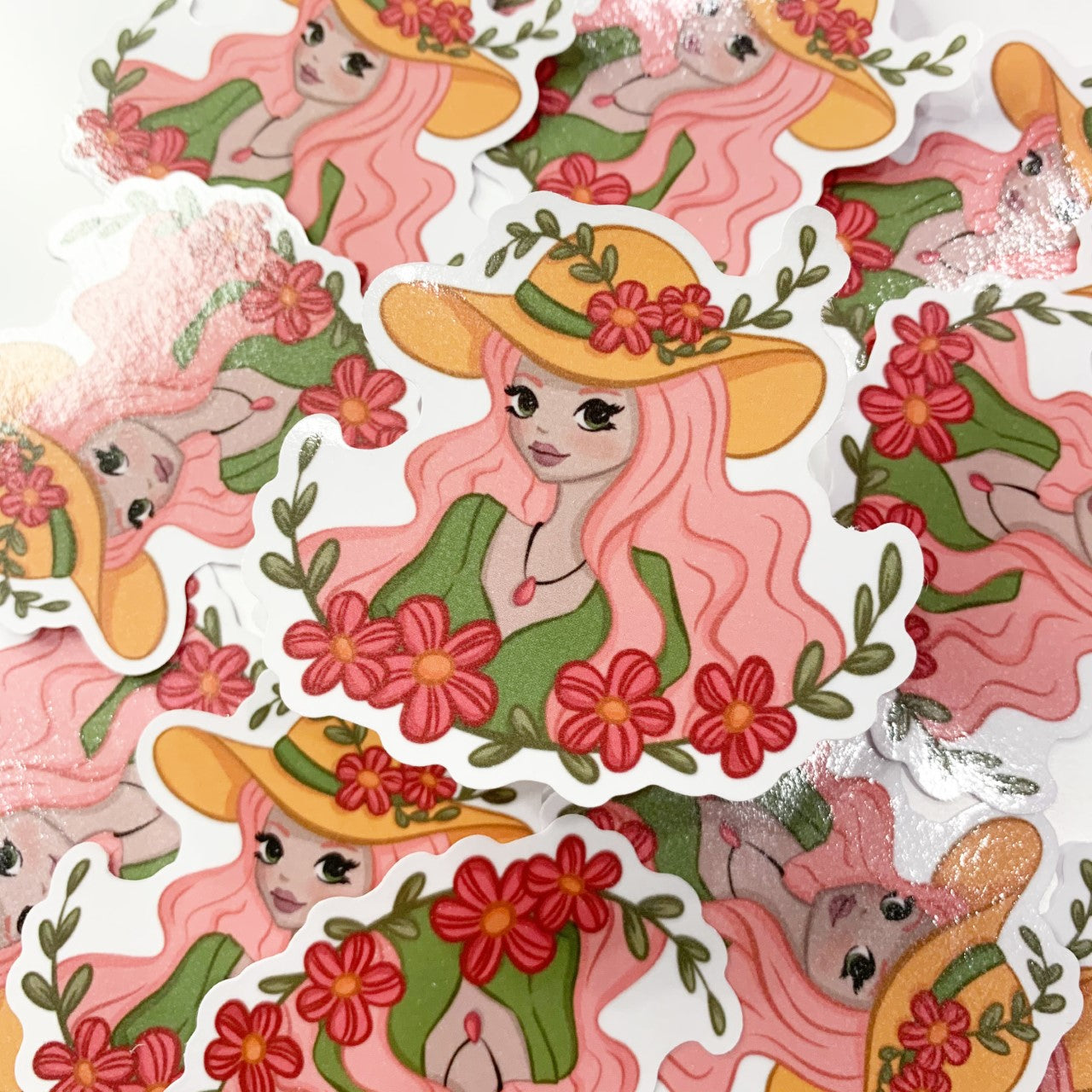 Spring in my heart vinyl sticker