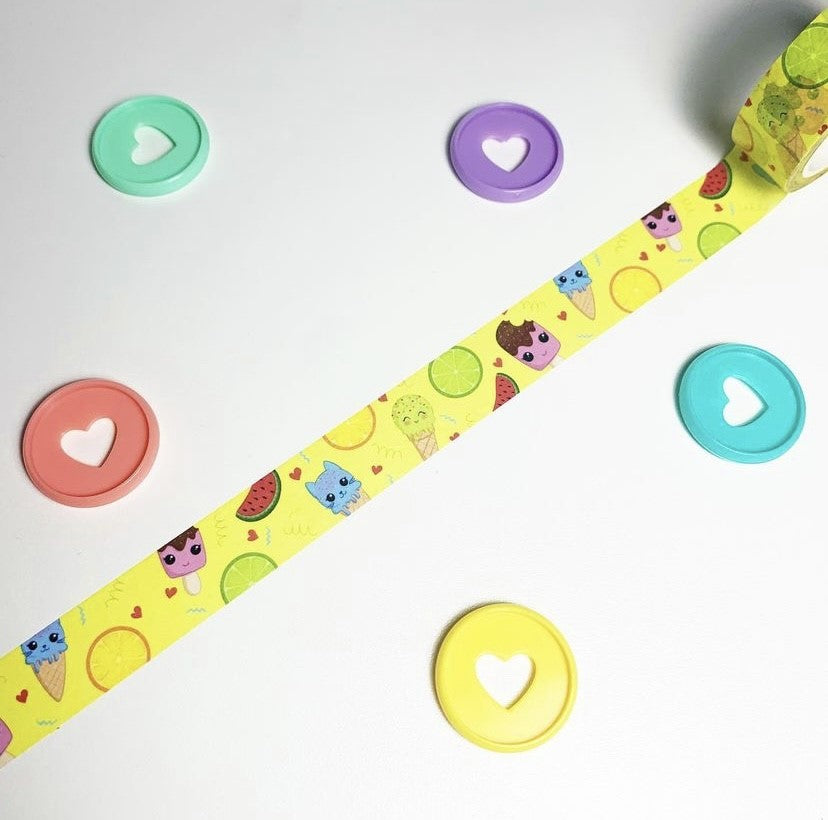 Summer Ice Cream Washi Tape - Patreon limited edition