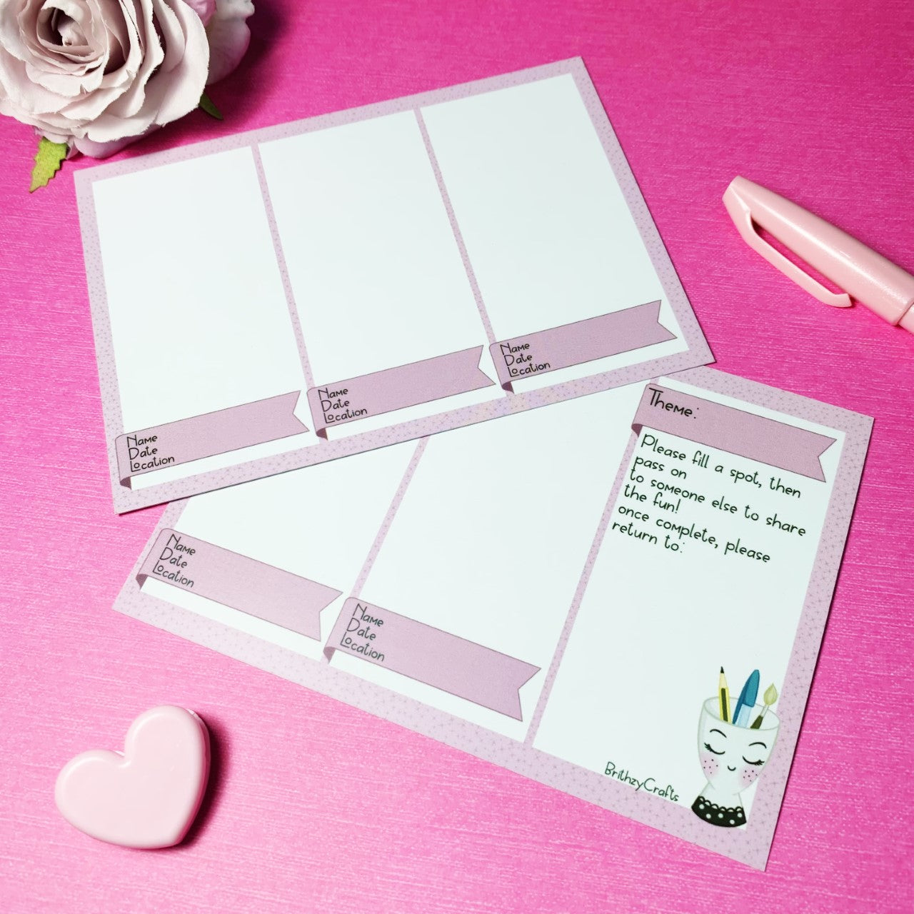 TPC - Traveling postcard - Planner Cup