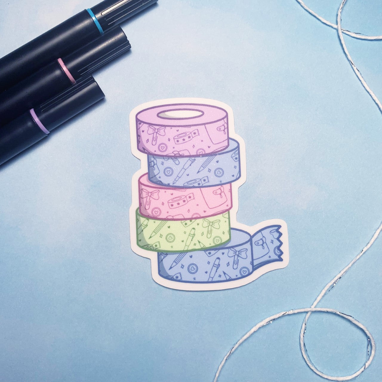 Washi pile - Vinyl sticker