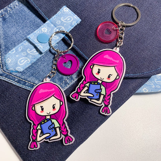 Planner Babe keychain