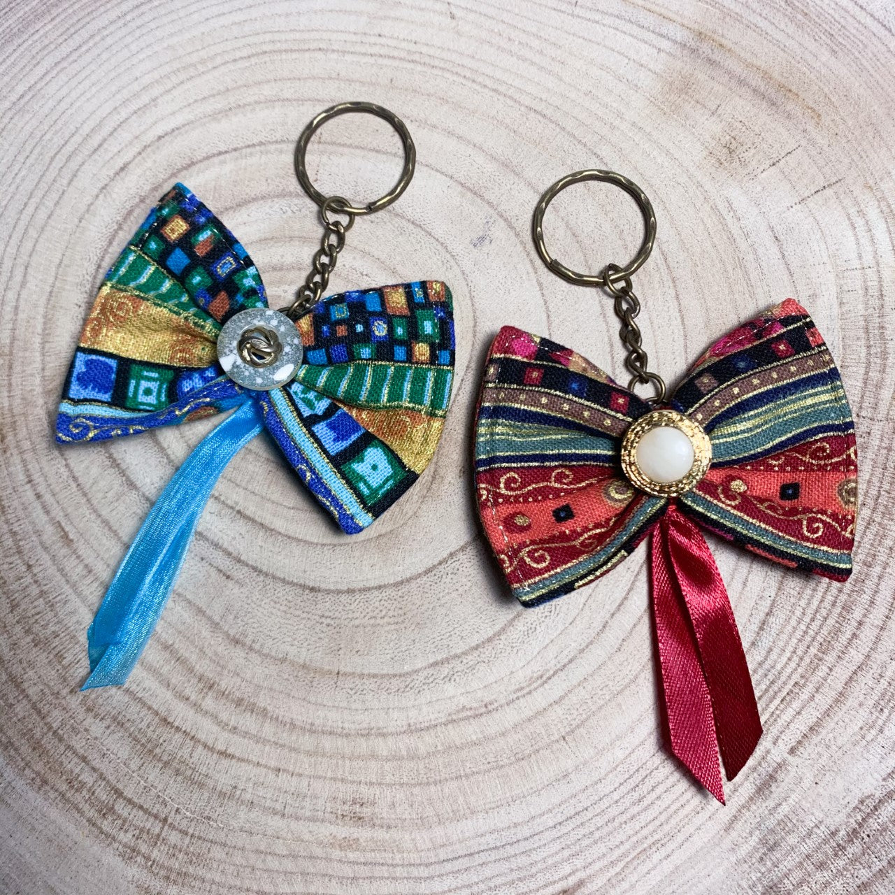 Pretty pattern keychain