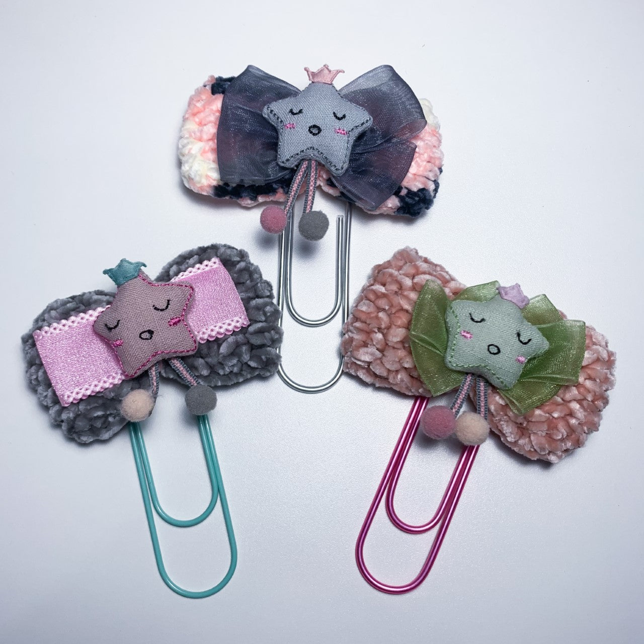 Cute star Planner/Paper clip - Jumbo size