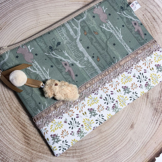 Bears climbing trees pouch