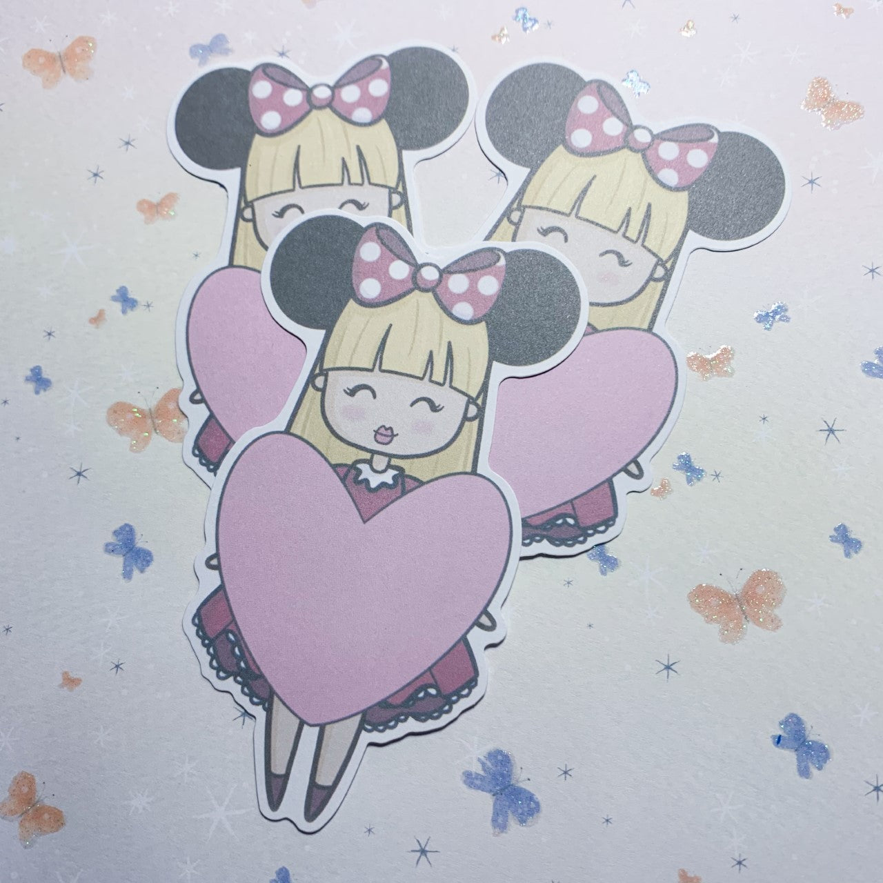 Set of 25 Anniversary Box Artwork Loose Sheet Die Cut Paper