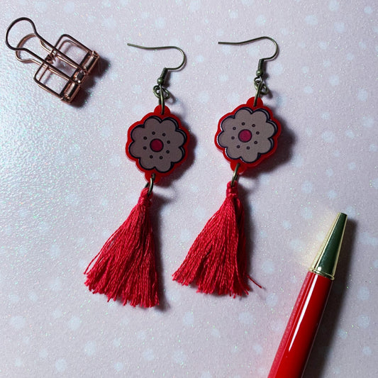 Cookie Tassel Earrings