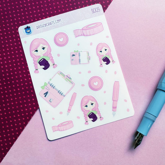 Planner Babe - pink/pale - S005