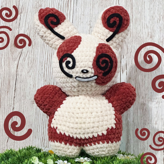Spinning Bunny chochet decorative plushie