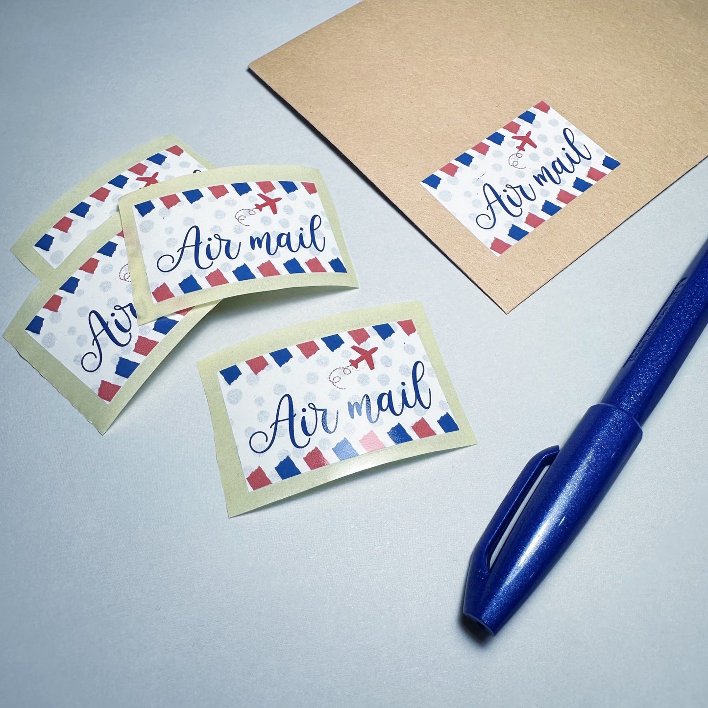 Air mail - Rectangle stickers