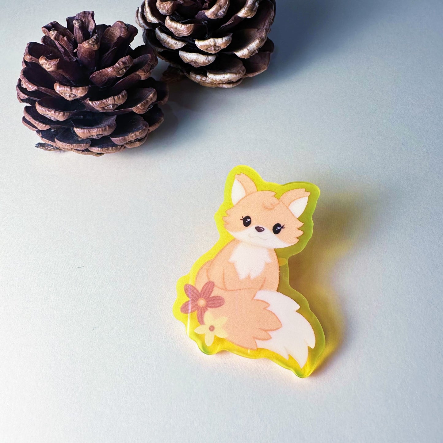 Little fox Acrylic Pin