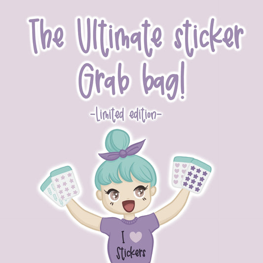 The Ultimate sticker Grab bag! - Limited edition - PLEASE READ DESCRIPTION
