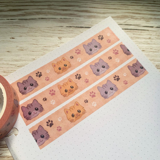 Paws of love - Cat Washi tape