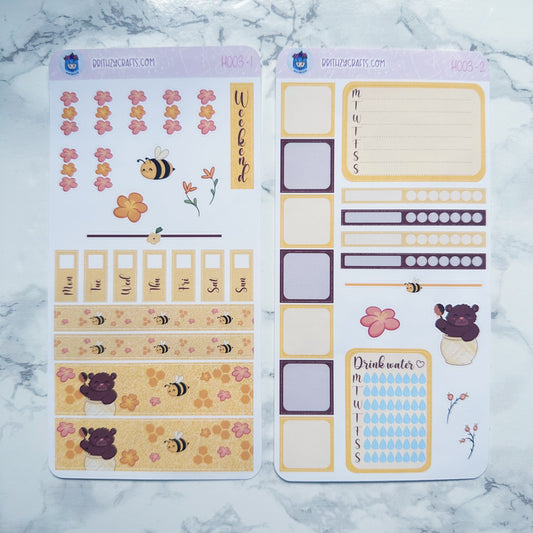 Honey Bear Hobonichi Weeks Kit - H003 (New format)