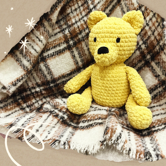 Teddy bear decorative plushie