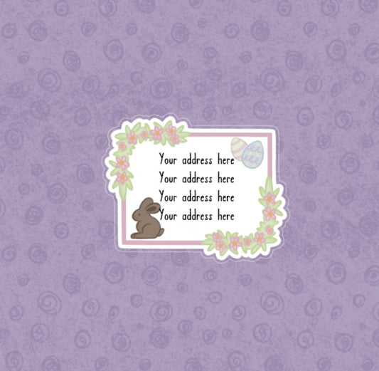 Floral Easter Address Labels