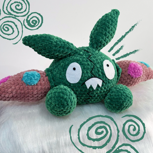 Trash baby chochet decorative plushie
