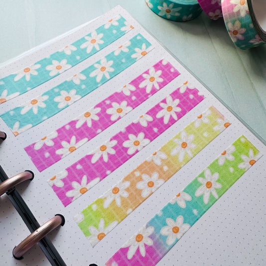 Flower fields Washi tapes