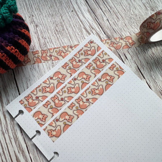 Little fox washi tape