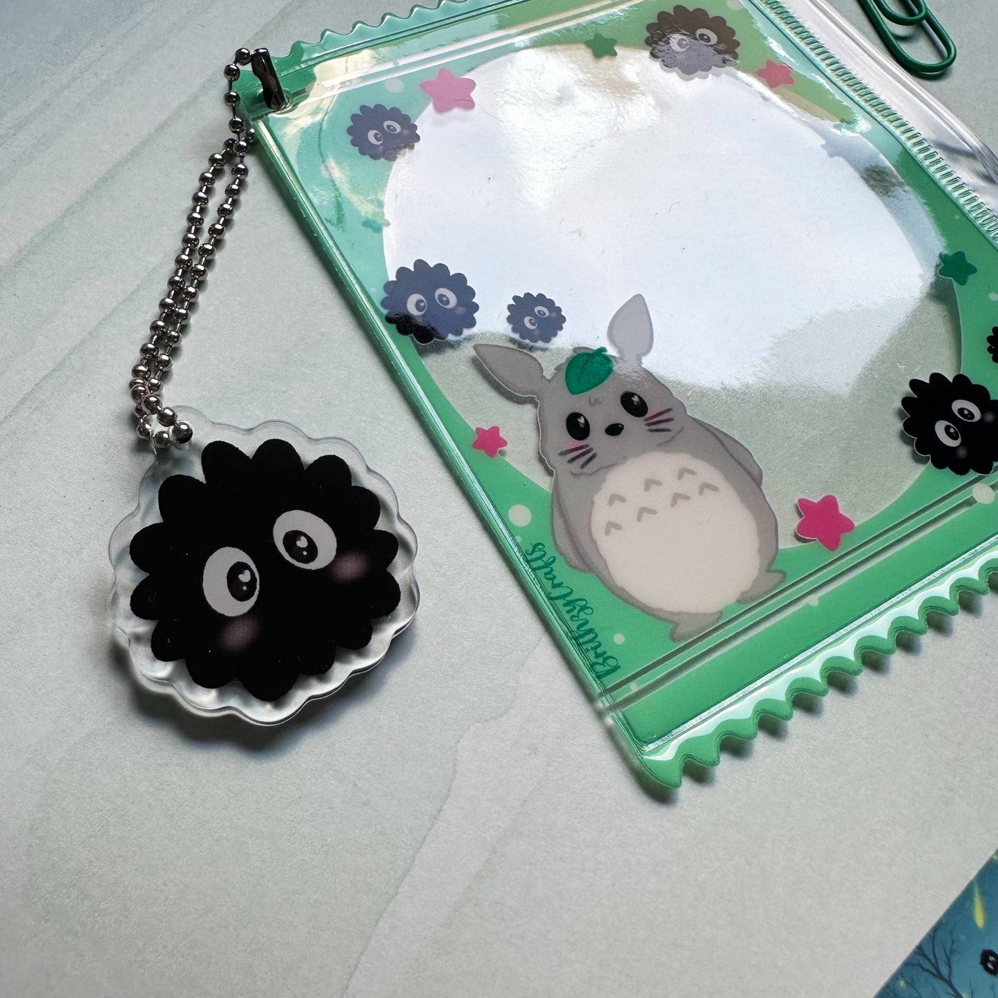 Fluffy friend Washi Tape and clear pouch