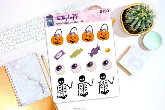 Skeleton and candy - S190