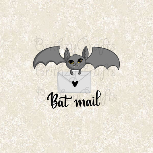 Bat mail stickers - Set of 18