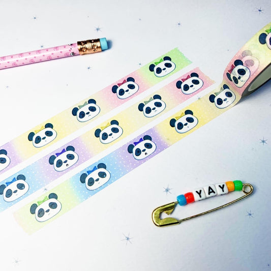 Panda Emotions Washi Tape