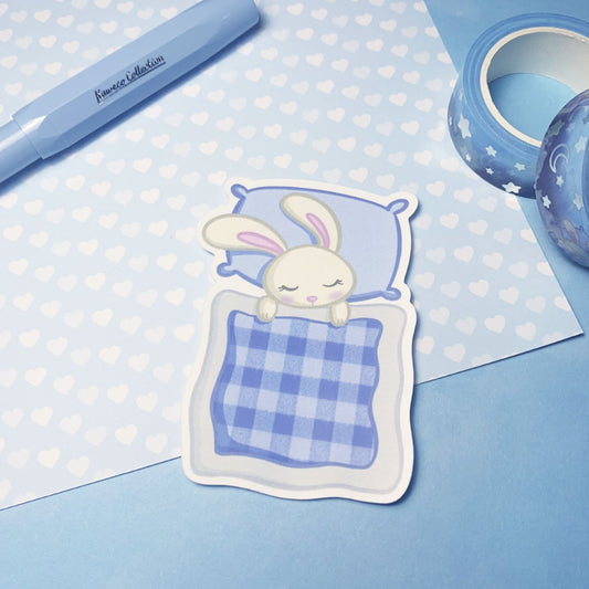 Sleepy bunny - Vinyl sticker