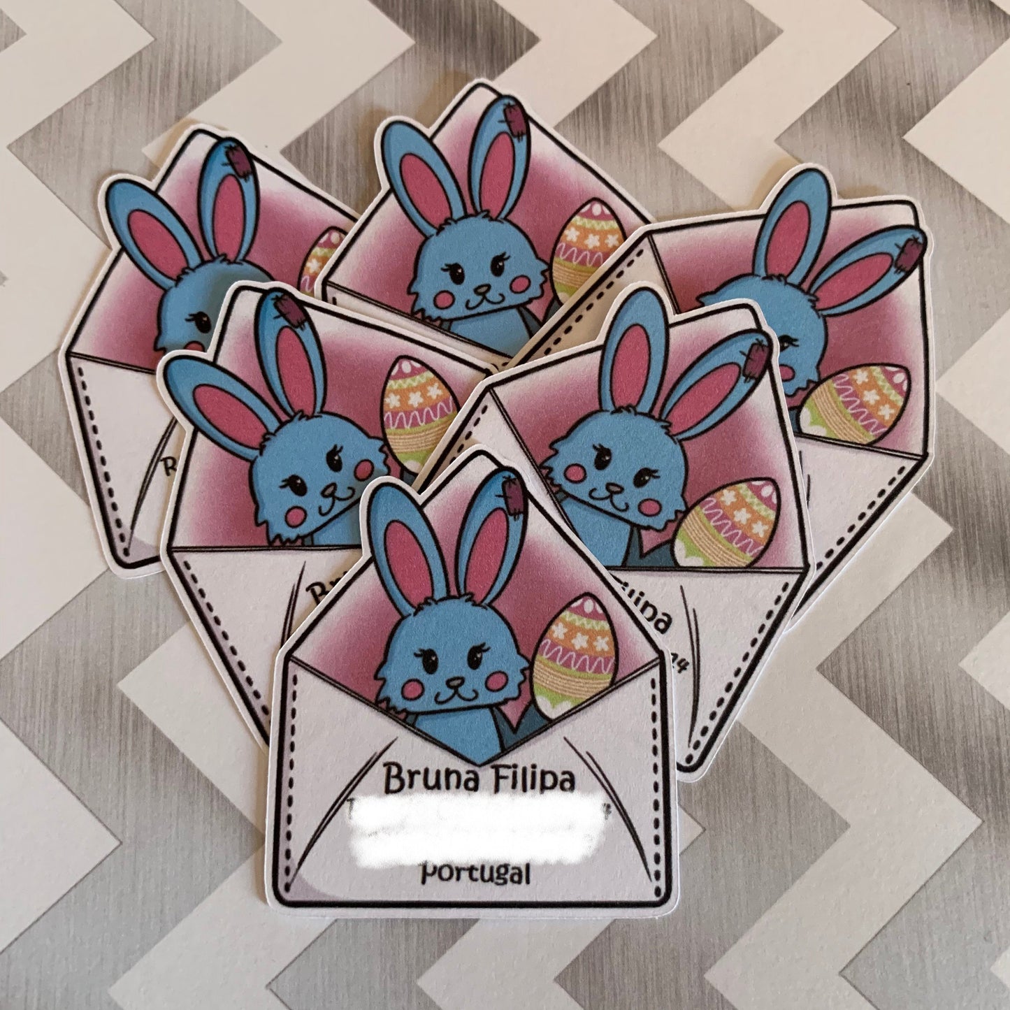 Cute Easter Bunny Address Labels