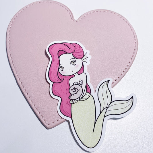 Mermaid die cut sticker