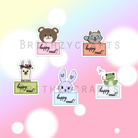 Happy mail stickers - Set of 25