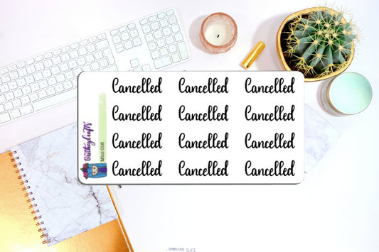 Cancelled Scripts - mini sheet - mini016