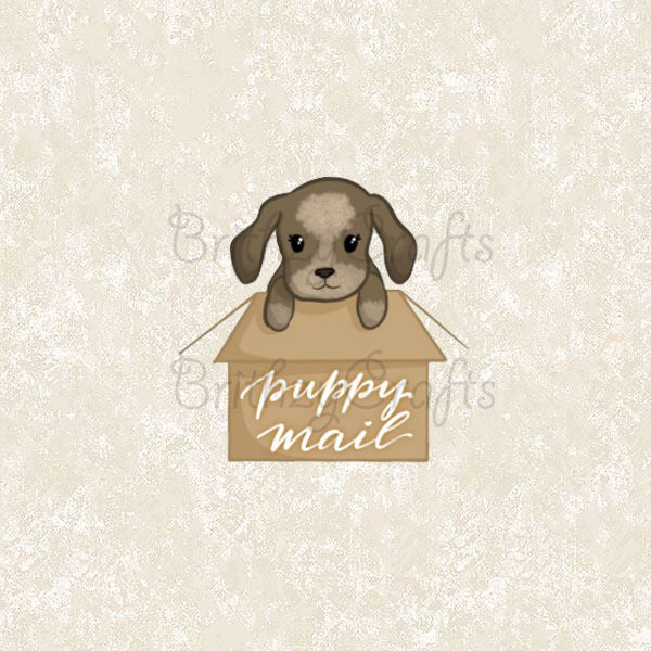 Puppy mail stickers - Set of 20