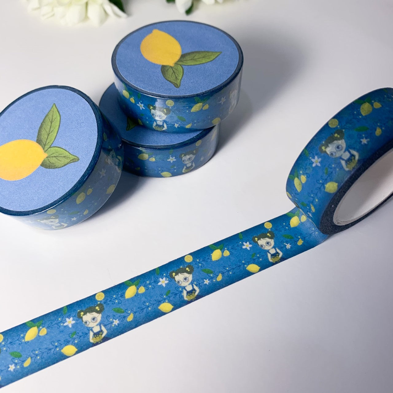 Lemons and Flowers Washi Tape