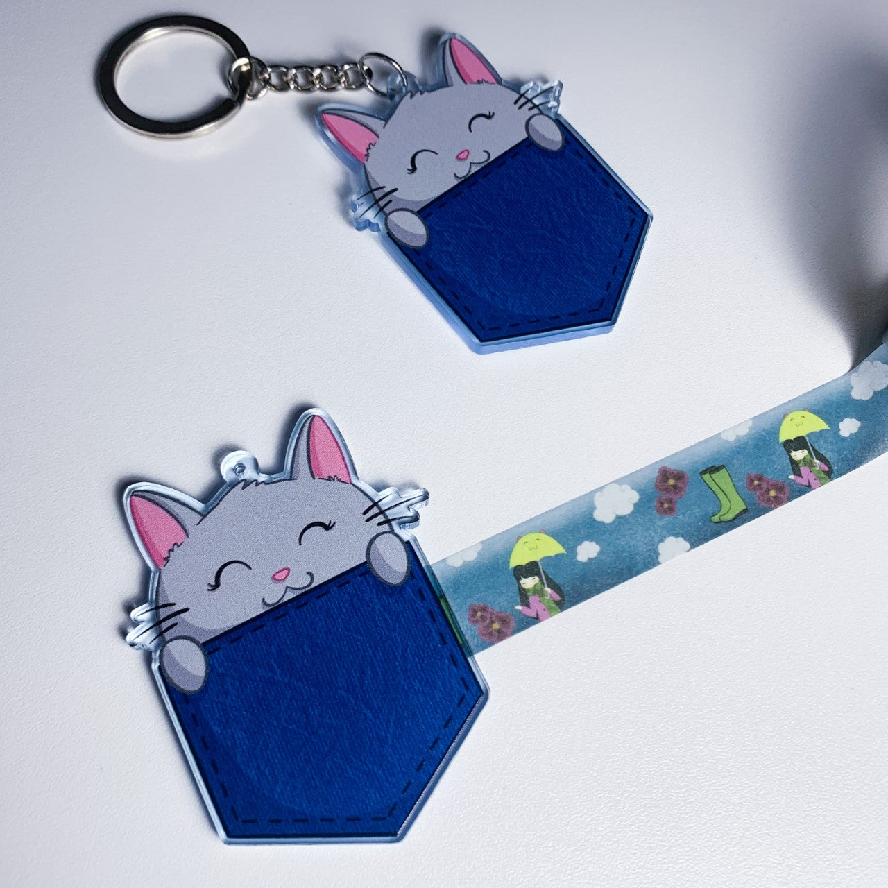 Oops quality - Kitty in a pocket washi cutter