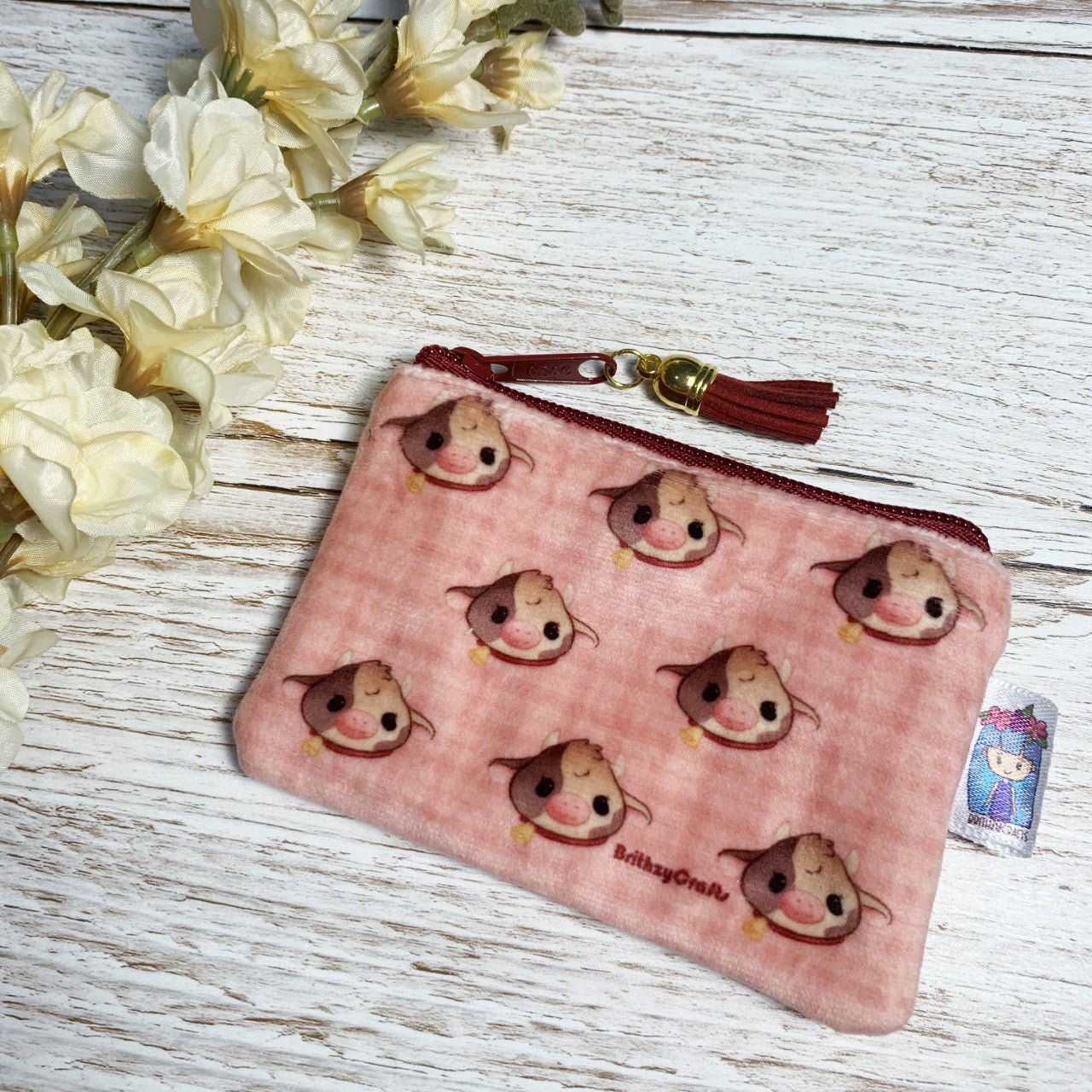 Little moo - Fluffy coin purse