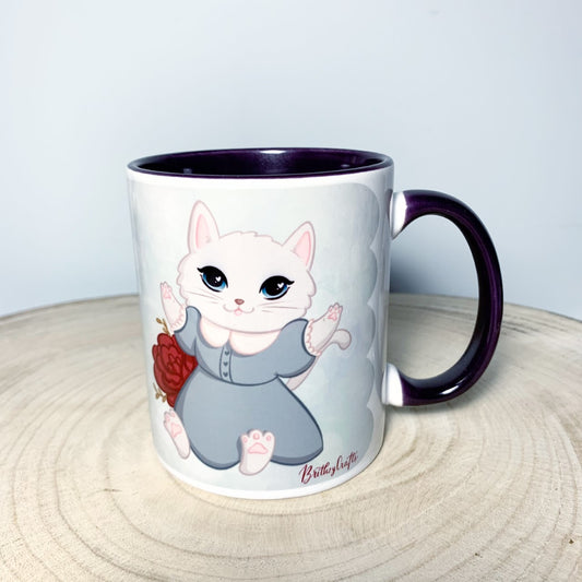 Kitten in a dress - 350ml Mug - Customizable!